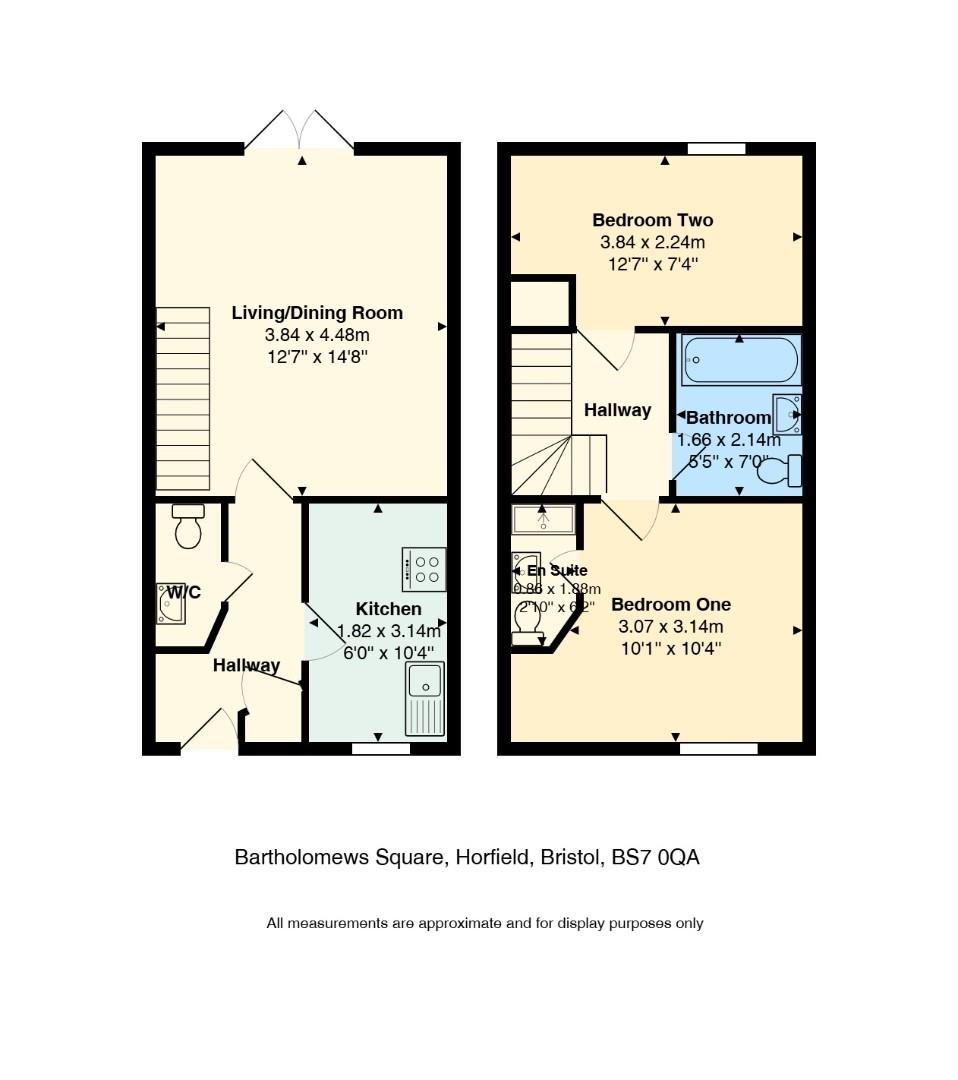 Floorplan for Bartholomews Square, Horfield, Bristol